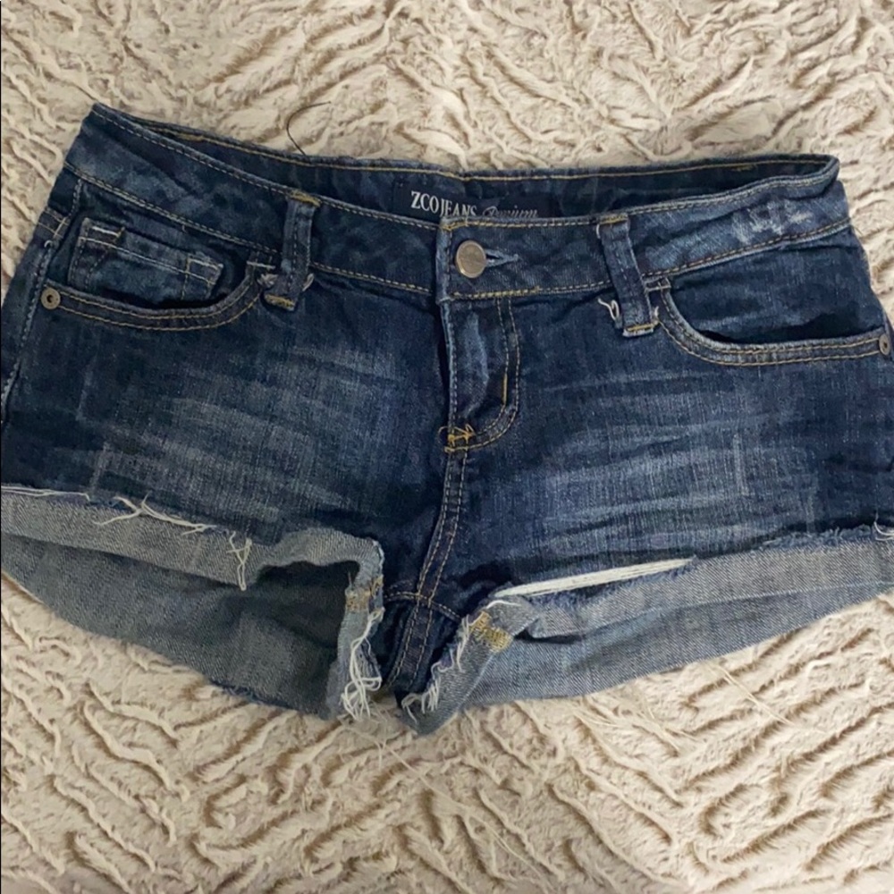 Denim shorts